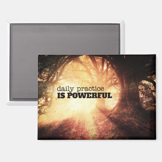 Daily Practice Magnet (Vorderseite/Rückseite)
