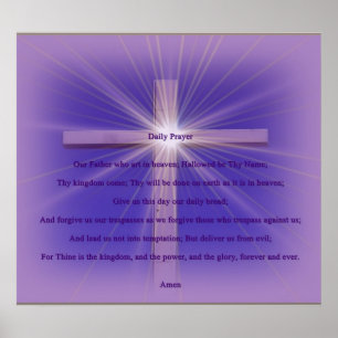 Daily prayer poster