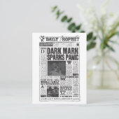 Daily Prophet Titelseite Postkarte (Stehend Vorderseite)