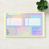 Daily Schedule for Focus & Self-Care Post-Its Post-it Klebezettel (Büro)