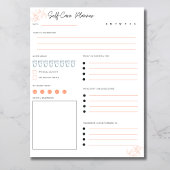 Daily Self-Care Notepad Notizblock