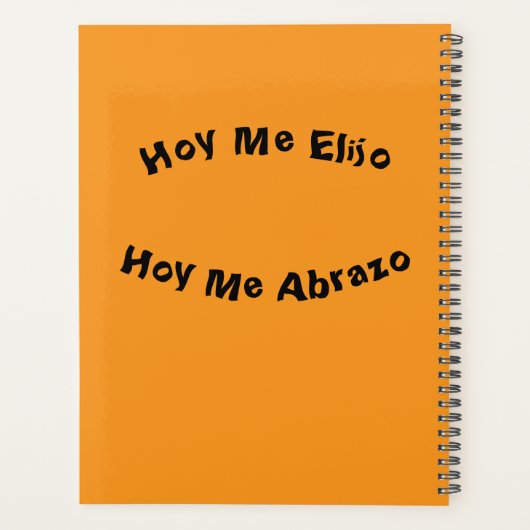 Daily Self-Love/Hoy me elijo Planer (Rückseite)