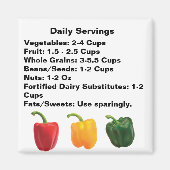 Daily Servings Magnet (Vorne)