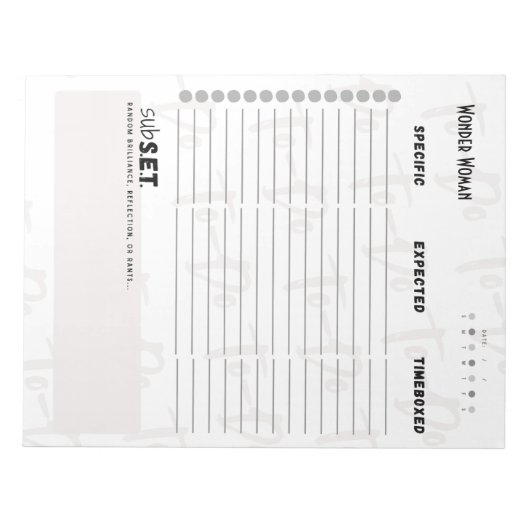 Daily To-Do List – Customizable Tear-Off Notepad Notizblock (Vorderseite)