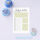 Daily To-Do List Flyer (Einzeln)