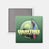 Daintree NP (Cassowary) WT Magnet (Vorderseite/Rückseite)