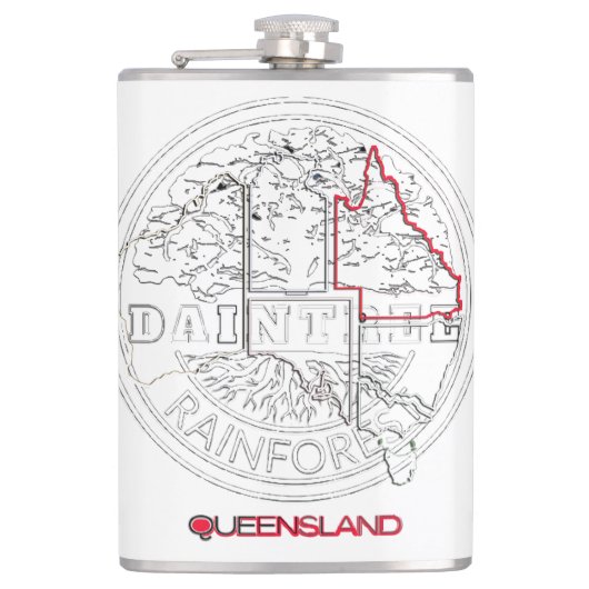 Daintree Rainforest Flachmann (Vorderseite)