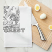 Daintree Rainforest Geschirrtuch (Viertel Falte)