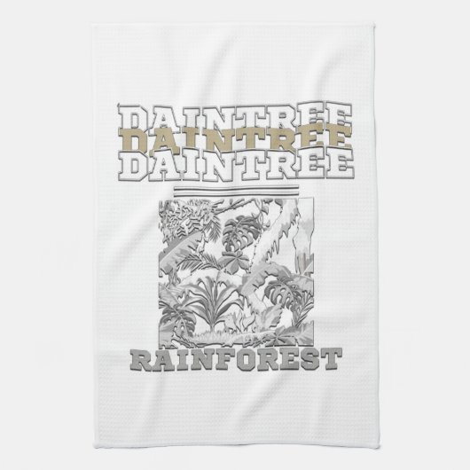 Daintree Rainforest Geschirrtuch (Vertikal)