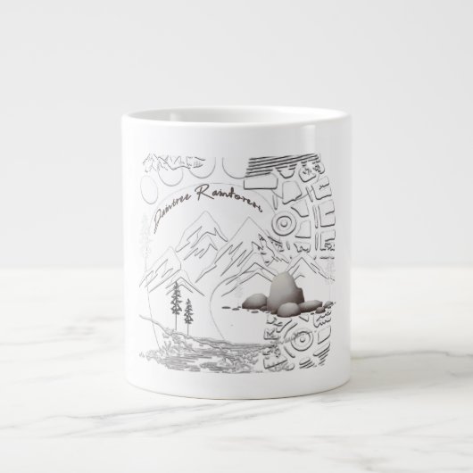 Daintree Rainforest Jumbo-Tasse (Vorderseite)