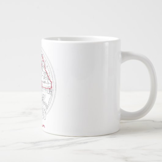 Daintree Rainforest Jumbo-Tasse (Rechts)
