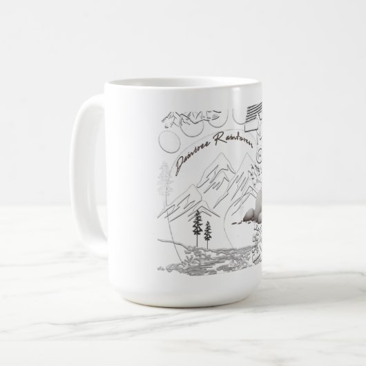 Daintree Rainforest Kaffeetasse (Vorderseite Links)