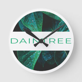 Daintree Rainforest Runde Wanduhr