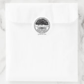 Daintree Rainforest Runder Aufkleber (Tasche)