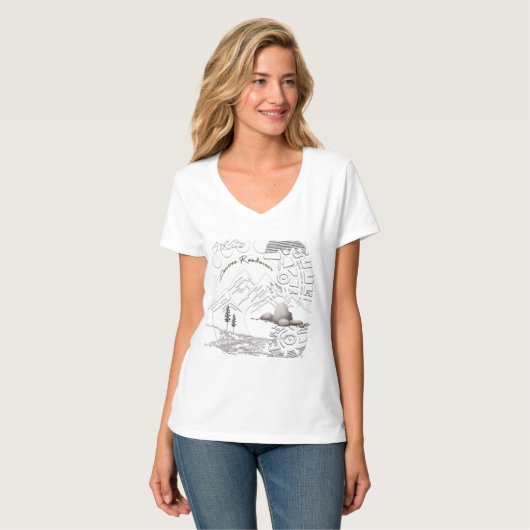 Daintree Rainforest T-Shirt (Vorderseite Vollansicht)