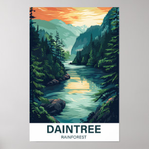 Daintree-Regenwald Queensland Australien Reise Poster