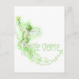 Dainty Absinthe La Fee Verte I Postkarte