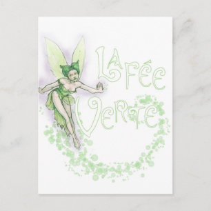 Dainty Absinthe La Fee Verte III Postkarte