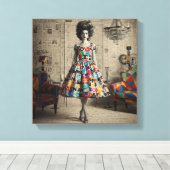 Dainty Beauty Leinwanddruck (Insitu (Holzboden))