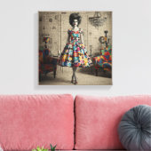 Dainty Beauty Leinwanddruck (Insitu (Wohnzimmer))