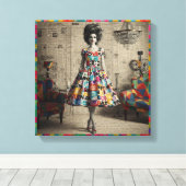 Dainty Beauty Leinwanddruck (Insitu (Holzboden))