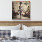 Dainty Beauty Leinwanddruck (Insitu (Schlafzimmer))