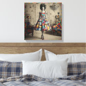 Dainty Beauty Leinwanddruck (Insitu (Schlafzimmer))