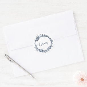 Dainty Bird Runder Aufkleber