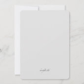 Dainty Blume Kinderdusche Einladung (Rückseite)