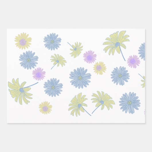 Dainty Daisies Geschenkpapier Set (Vorderseite 2)