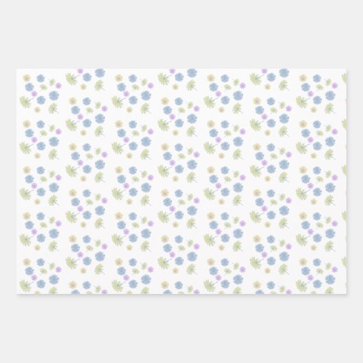 Dainty Daisies Geschenkpapier Set (Vorderseite)