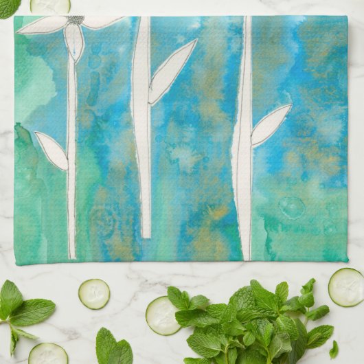 Dainty Daisies I Handtuch (Gefaltet)