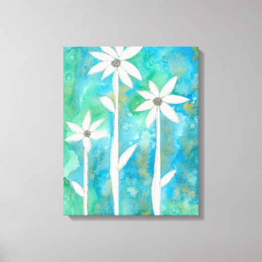 Dainty Daisies I Leinwanddruck (Vorderseite)