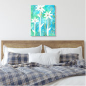 Dainty Daisies I Leinwanddruck (Insitu (Schlafzimmer))