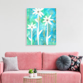 Dainty Daisies I Leinwanddruck (Insitu (Wohnzimmer))