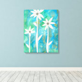 Dainty Daisies I Leinwanddruck (Insitu (Holzboden))
