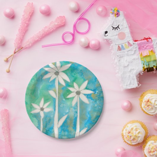 Dainty Daisies I Pappteller (Party)