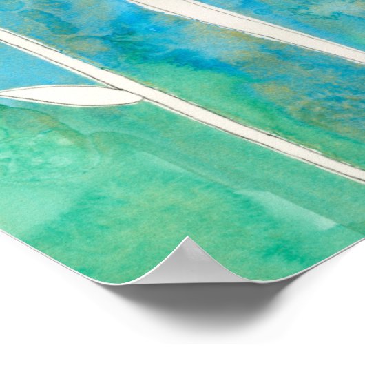 Dainty Daisies I Poster (Ecke)