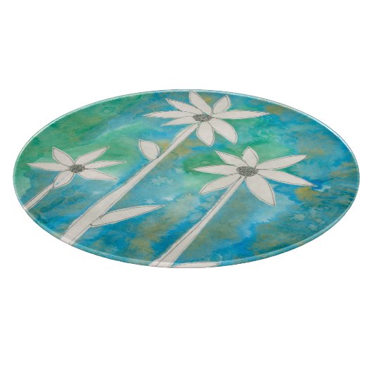 Dainty Daisies I Schneidebrett (Ecke)