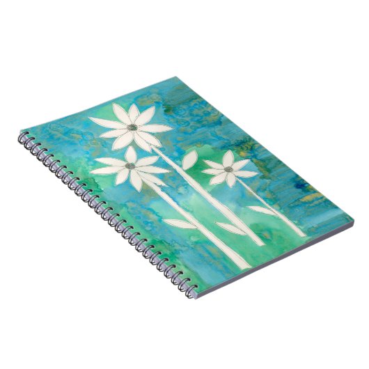 Dainty Daisies II Notizblock (Rechte Seite)