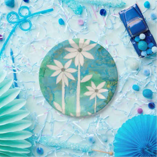 Dainty Daisies II Pappteller (Party)