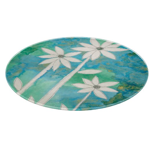 Dainty Daisies II Schneidebrett (Ecke)