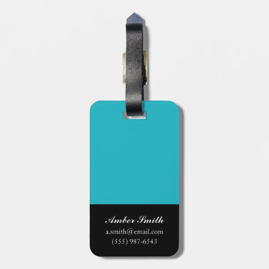 Dainty Daisies III Gepäckanhänger (Rückseite vertikal)