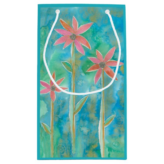 Dainty Daisies III Kleine Geschenktüte (Rückseite)