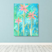 Dainty Daisies III Leinwanddruck (Insitu (Holzboden))