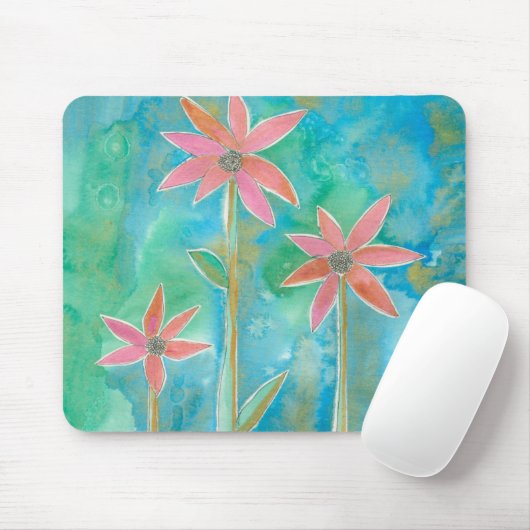 Dainty Daisies III Mousepad (Mit Mouse)