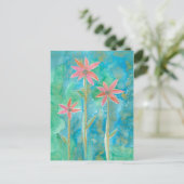 Dainty Daisies III Postkarte (Stehend Vorderseite)