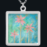 Dainty Daisies III Versilberte Kette<br><div class="desc">floral</div>