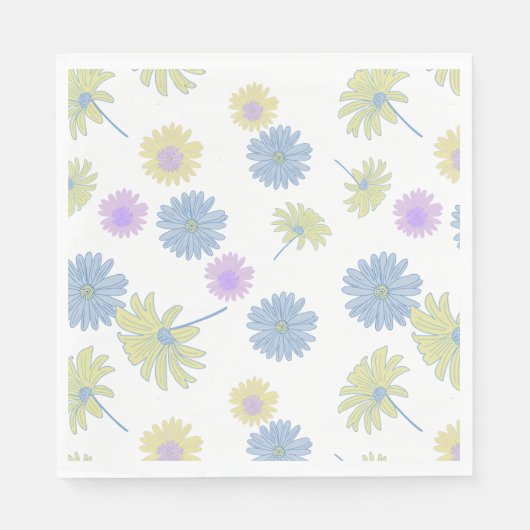 Dainty Daisies Paper Party Napkins Serviette (Vorderseite)
