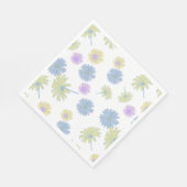 Dainty Daisies Paper Party Napkins Serviette (Ecke)
